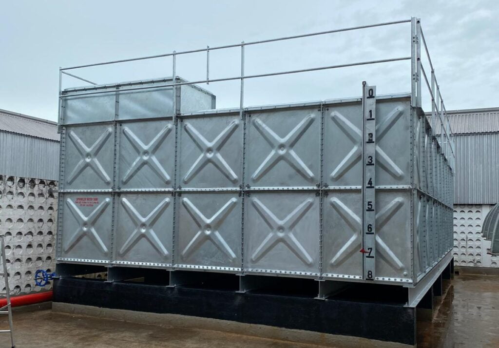 HDG Water Tank Installation at Pandan Loop in Singapore