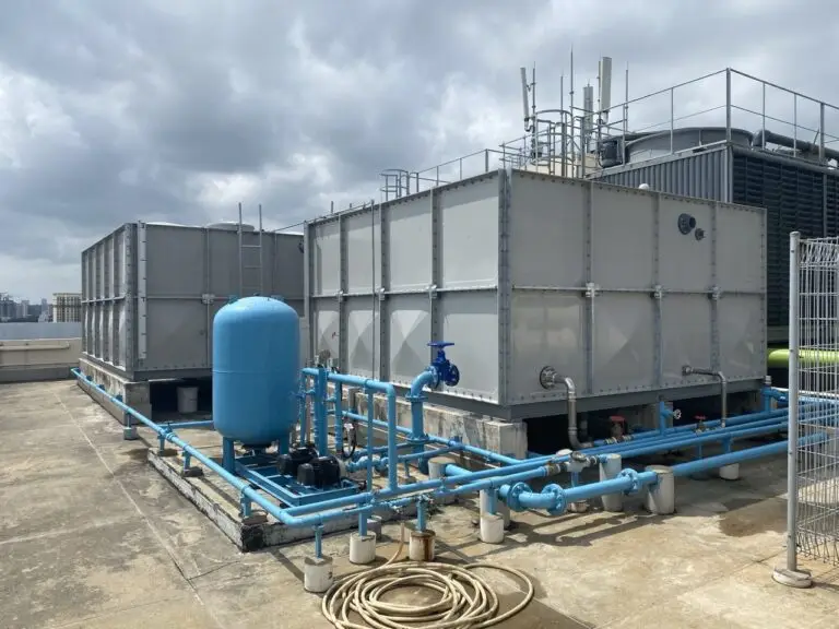 Proper FRP GRP water tank supply and installation at Chai-Chee Drive Singapore