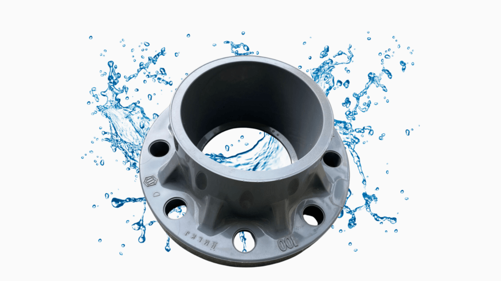 Our Valve for Water Storage Tanks with Water Background for design purposes