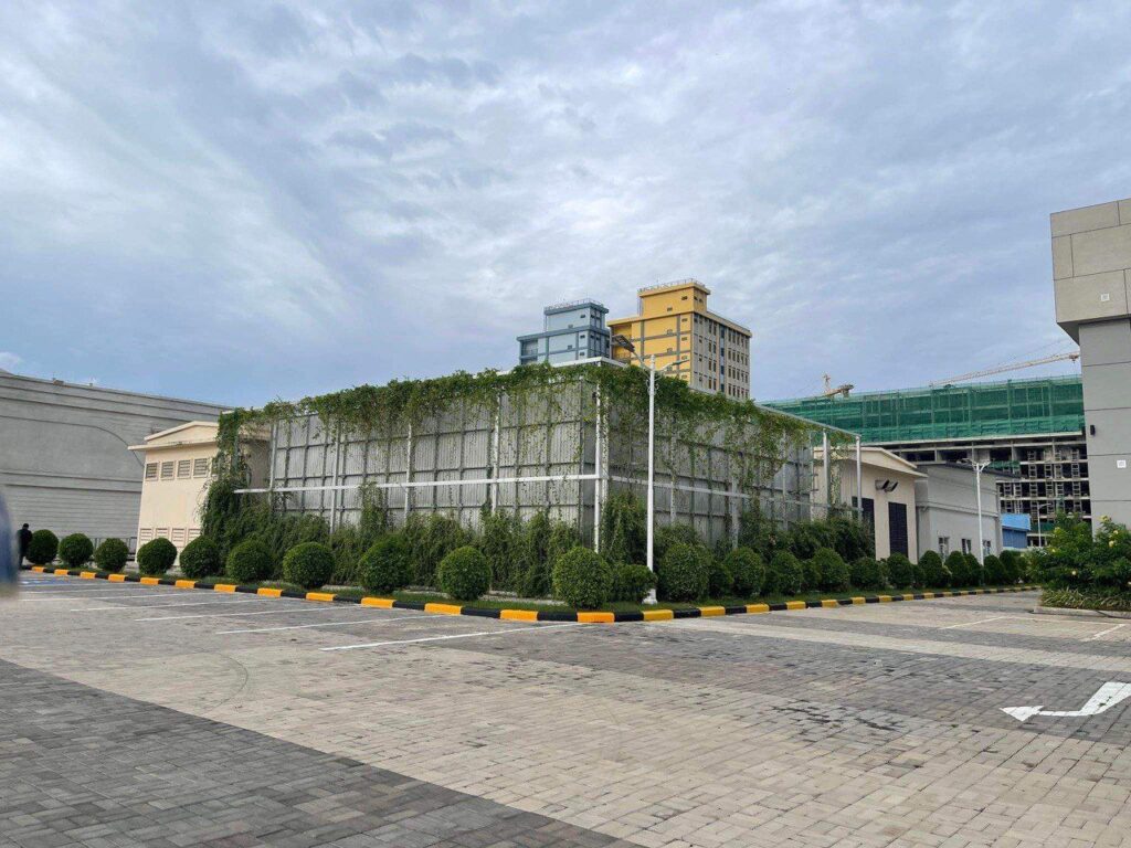 Completed FRP Water Tank at OCIC Exhibition Center