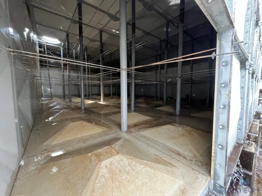 Water Storage Tank Dirt after cleaning in Singapore Magtech