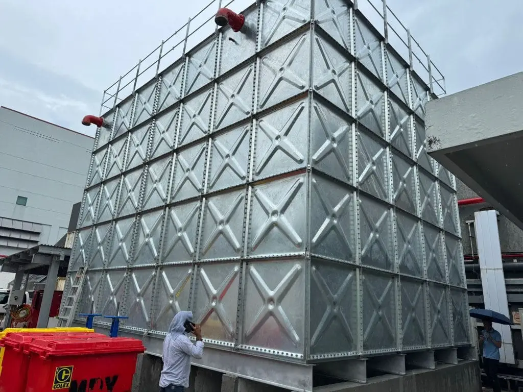 Fire Sprinkler HDG Tank in Singapore