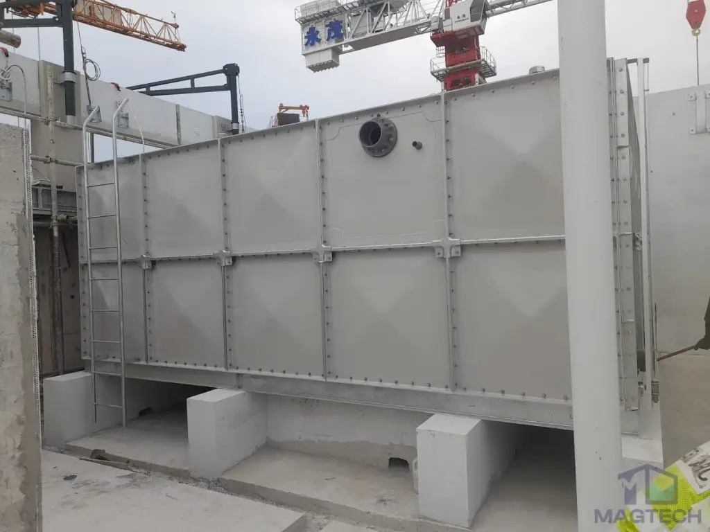FRP water tank Jalan Tembusu - Condominium Project Magtech 1