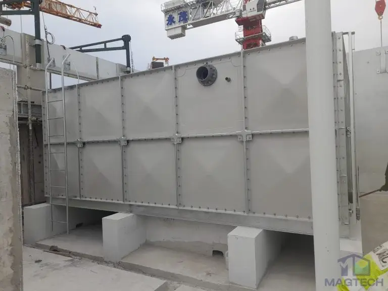 FRP water tank Jalan Tembusu - Condominium Project Magtech 1