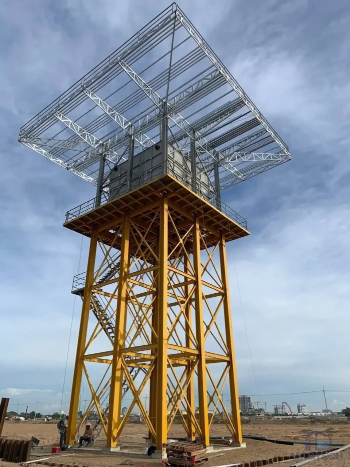 FRP Water Tank Installation at Koh Norea Tower feat
