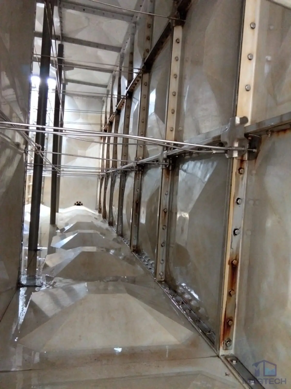 Before 2 Southbank FRP Water Tank Repair Magtech Project