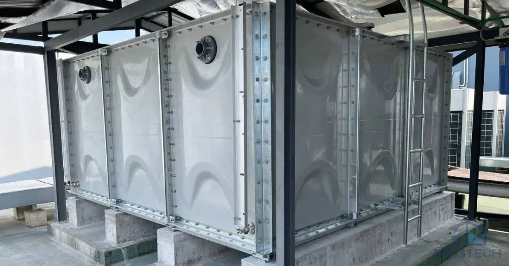FRP sectional tank installation at Samaky Tower Feature Img
