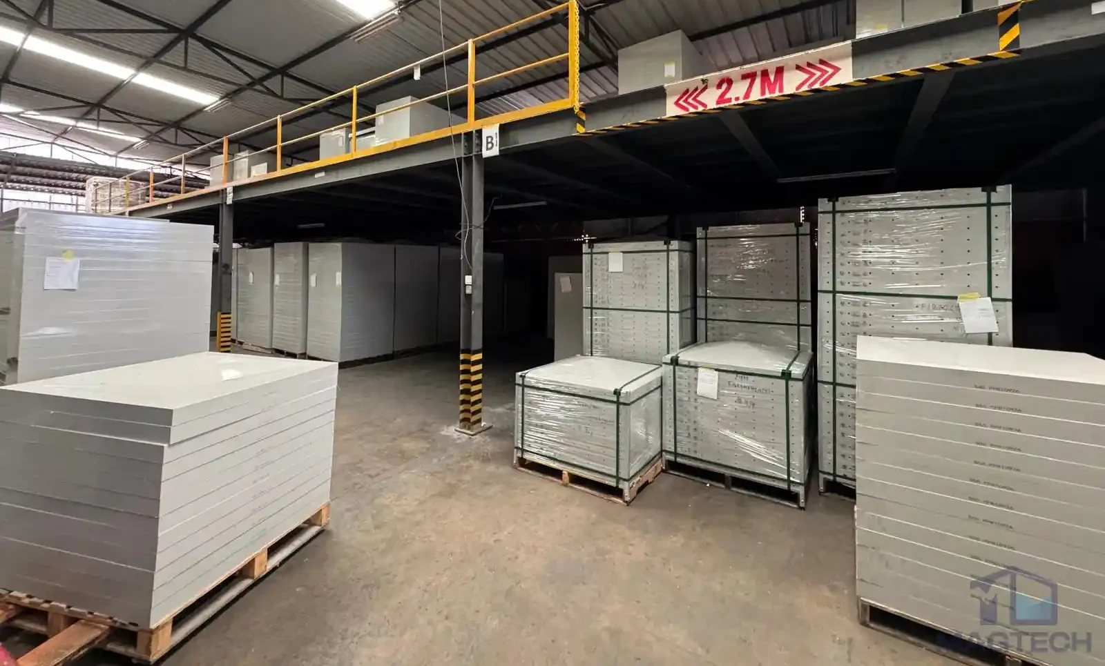 What Is an FRP Water Tank? - GRP FRP tank panels stored before installation